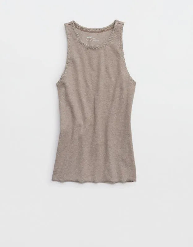 Aerie High Neck Tank Top