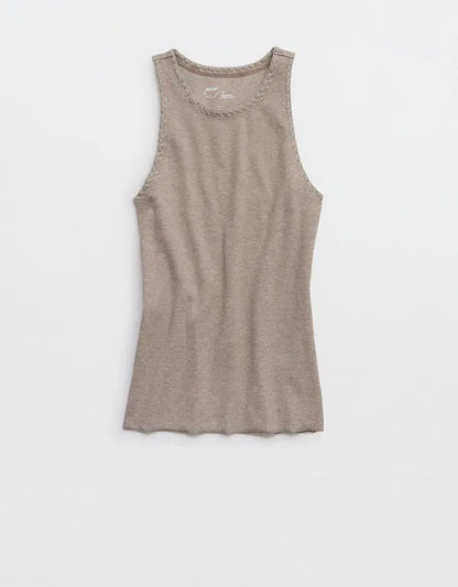 Aerie High Neck Tank Top