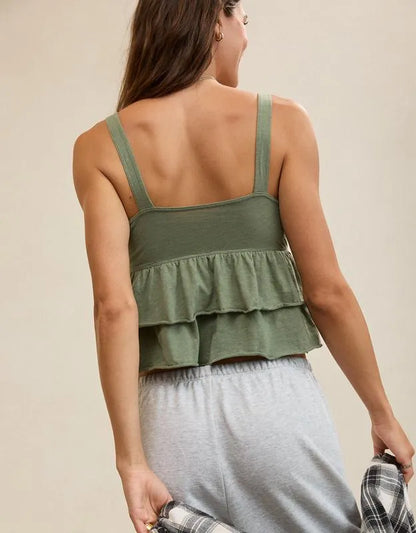 Aerie Ruffle Tank Top