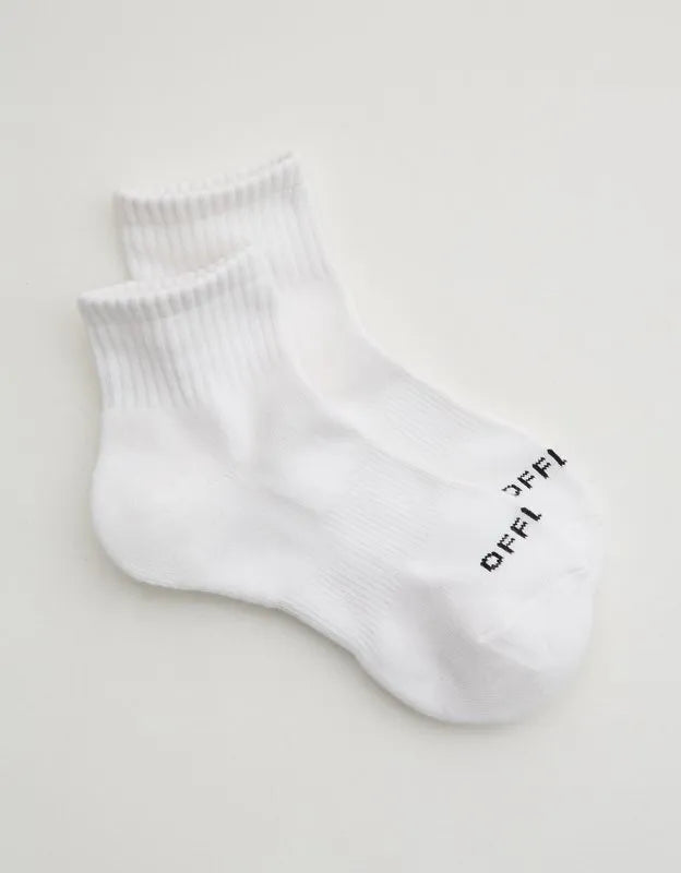OFFLINE By Aerie Short Crew Sock