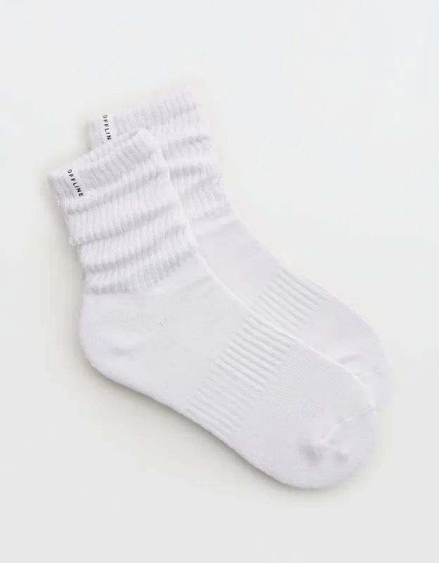 OFFLINE By Aerie Short Scrunch Socks