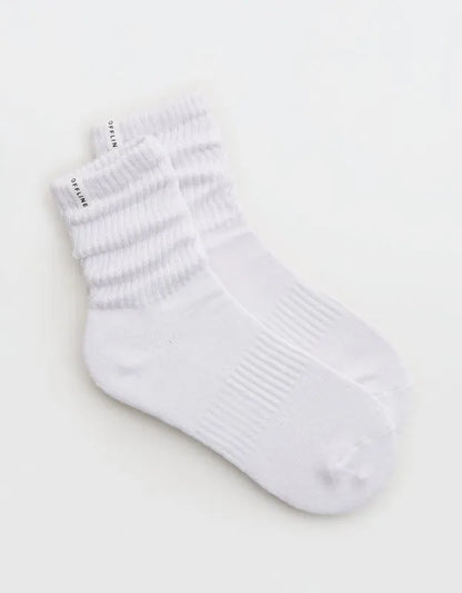 OFFLINE By Aerie Short Scrunch Socks