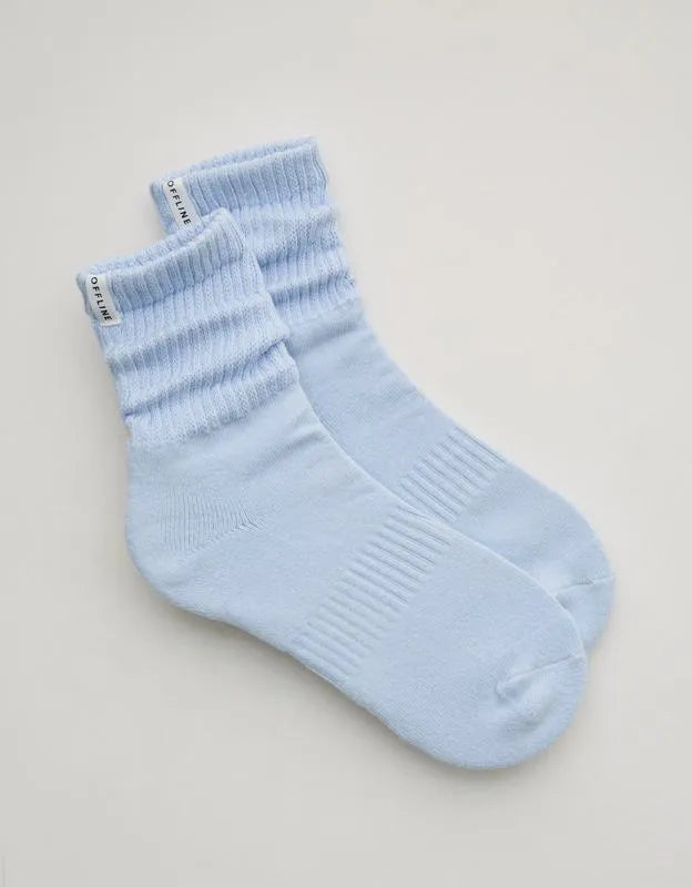 OFFLINE By Aerie Short Scrunch Socks