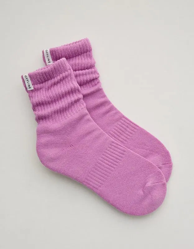 OFFLINE By Aerie Short Scrunch Socks