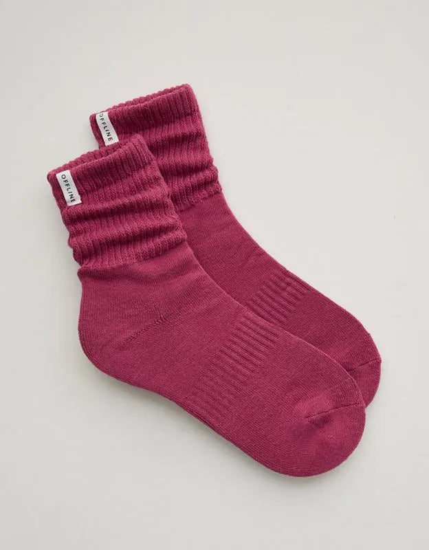 OFFLINE By Aerie Short Scrunch Socks
