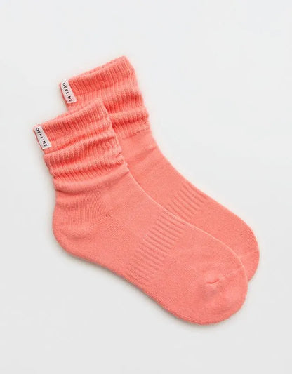 OFFLINE By Aerie Short Scrunch Socks