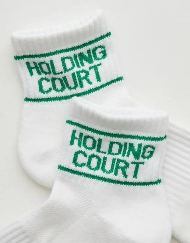 OFFLINE By Aerie Mesh Short Crew Sock