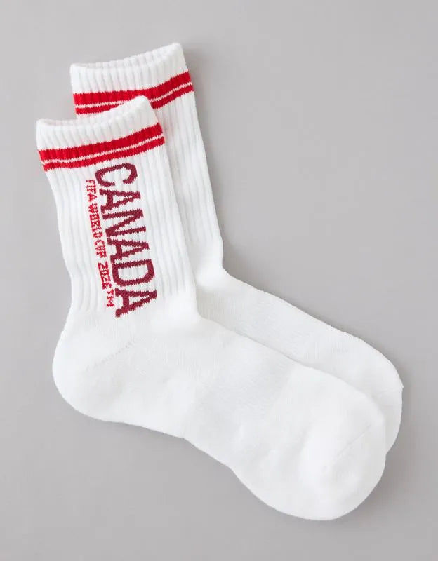 FWC26™ OFFLINE By Aerie Mesh Short Crew Sock