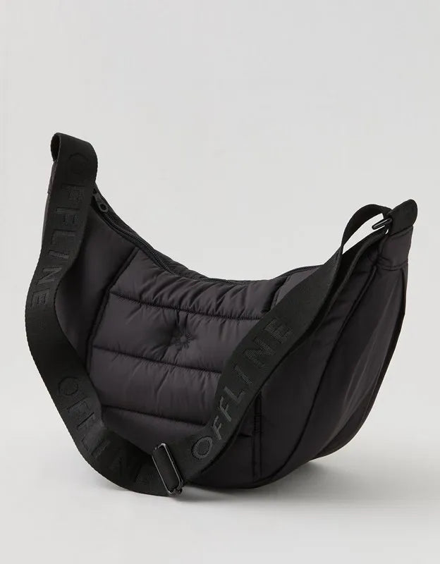OFFLINE By Aerie Puff Love Crescent Bag