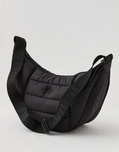 OFFLINE By Aerie Puff Love Crescent Bag