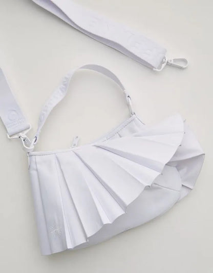 OFFLINE By Aerie Courtside Canvas Pleated Bag