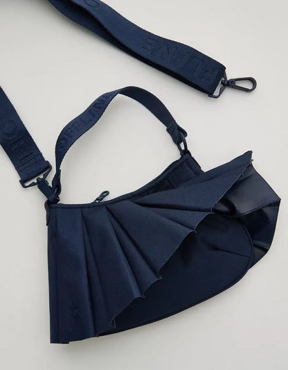 OFFLINE By Aerie Courtside Canvas Pleated Bag
