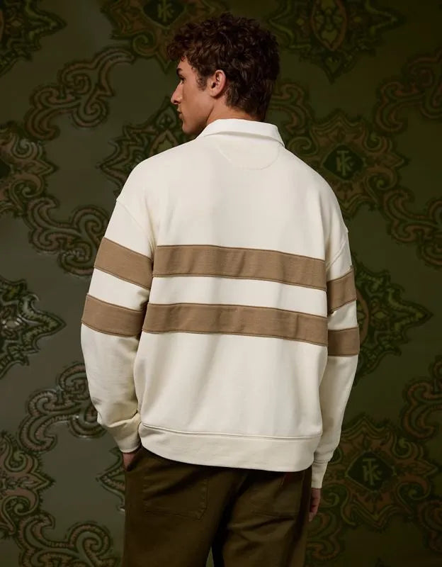 AE x Tru Kolors Pique Rugby Sweatshirt