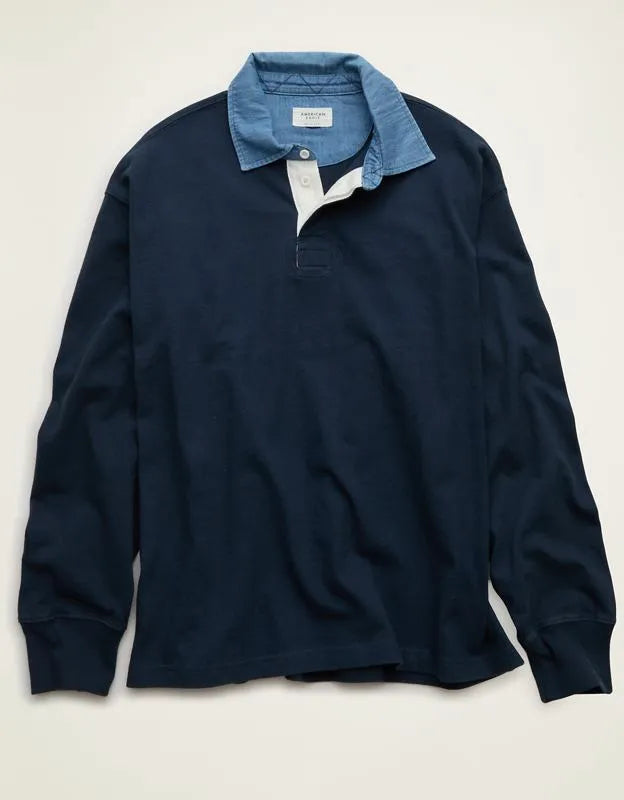 AE Boxy Fit Rugby Shirt