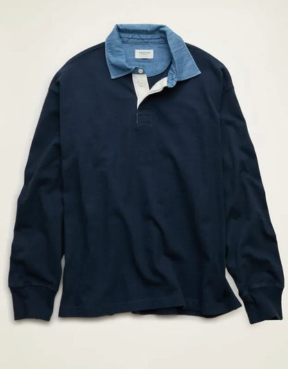 AE Boxy Fit Rugby Shirt
