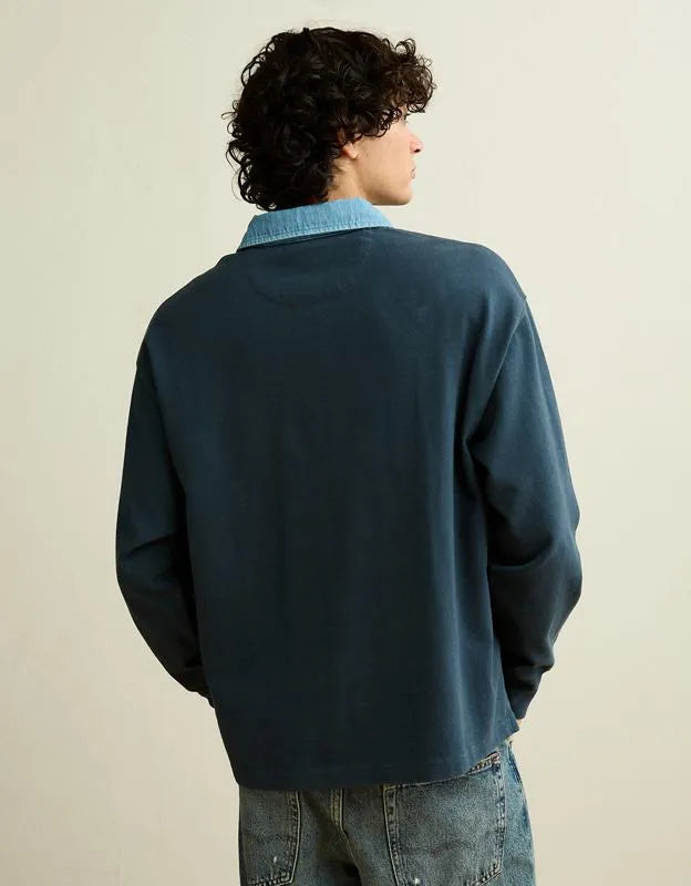 AE Boxy Fit Rugby Shirt