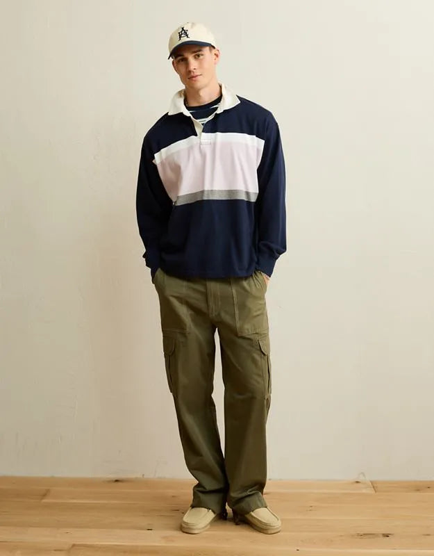 AE Boxy Fit Rugby Shirt