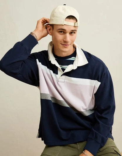 AE Boxy Fit Rugby Shirt