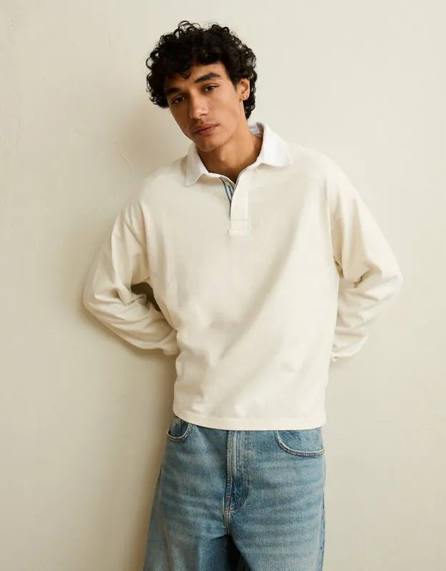 AE Boxy Fit Rugby Shirt