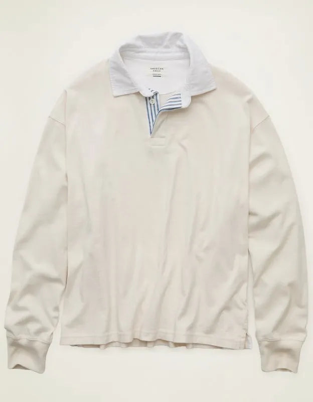 AE Boxy Fit Rugby Shirt