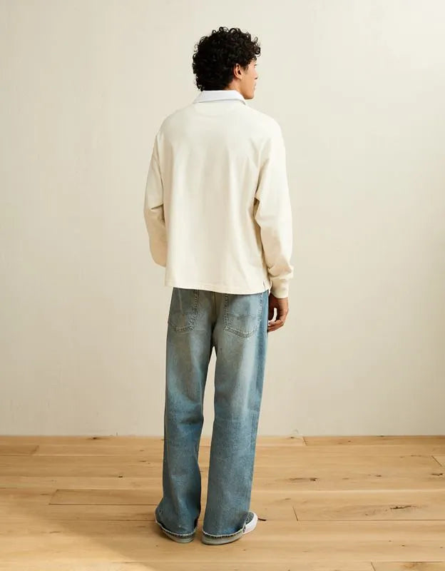 AE Boxy Fit Rugby Shirt