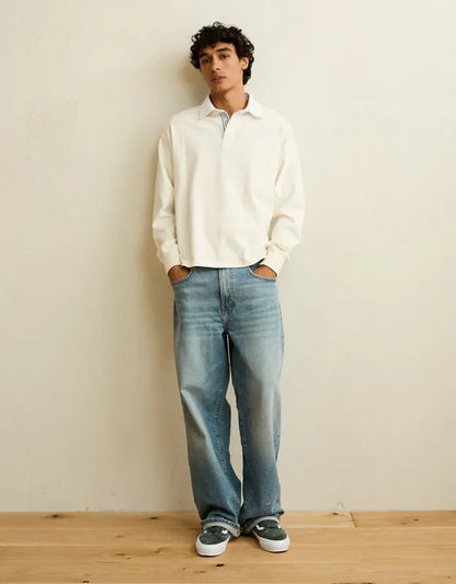 AE Boxy Fit Rugby Shirt