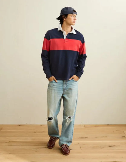AE Boxy Fit Rugby Shirt
