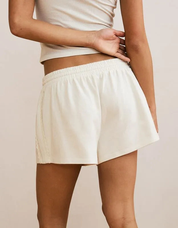 AE Crochet Trim Knit Short