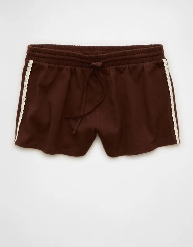 AE Crochet Trim Knit Short
