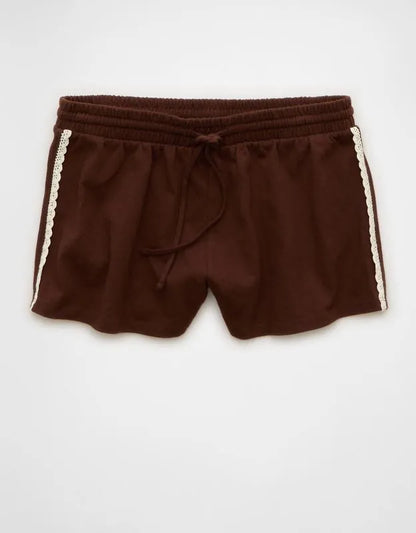 AE Crochet Trim Knit Short