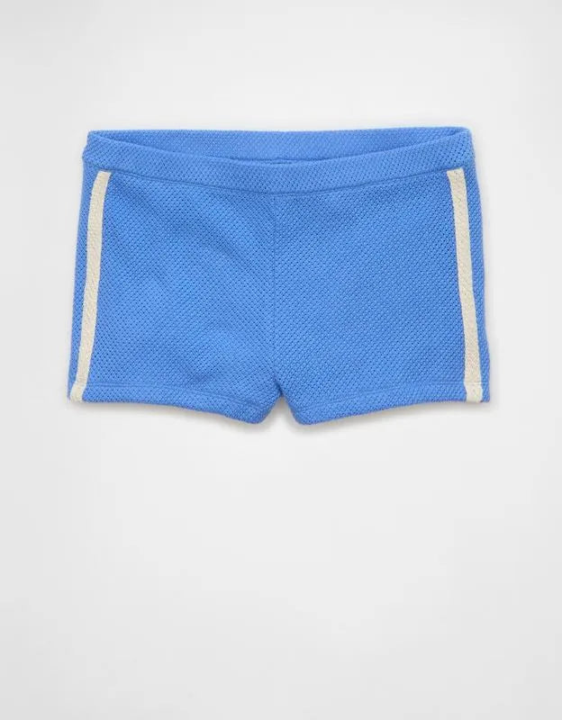 AE High-Waisted Crochet Knit Shortie
