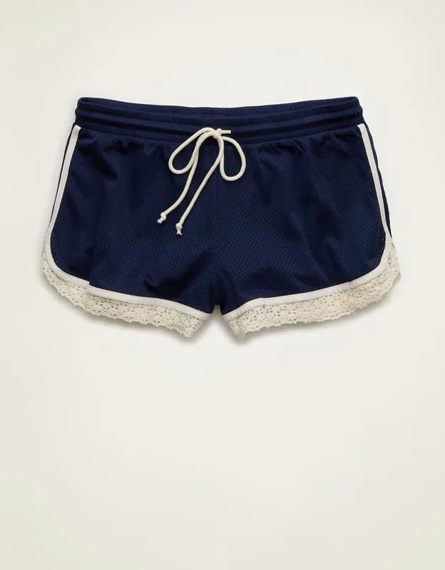 AE Lace Trim Mesh Short