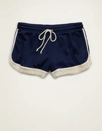 AE Lace Trim Mesh Short