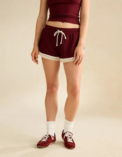 AE Lace Trim Mesh Short