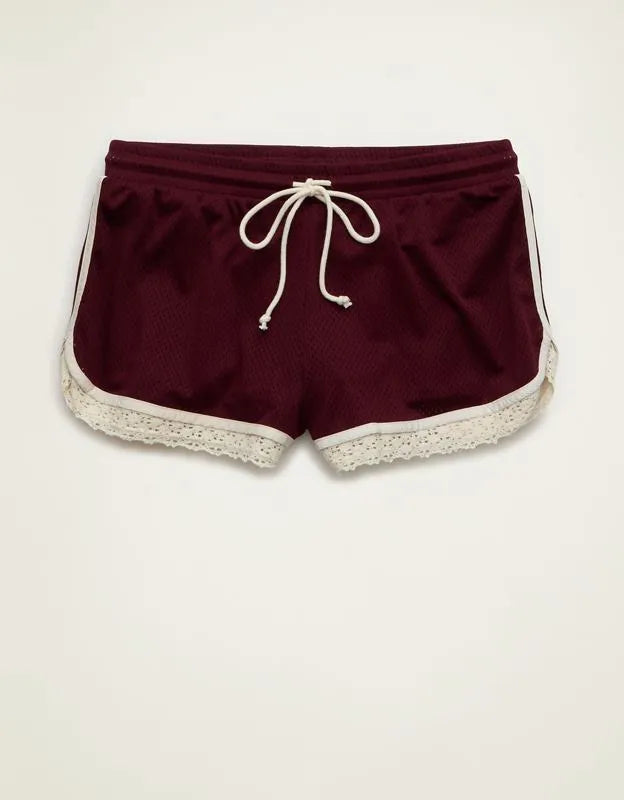 AE Lace Trim Mesh Short