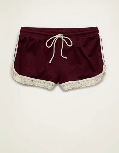 AE Lace Trim Mesh Short