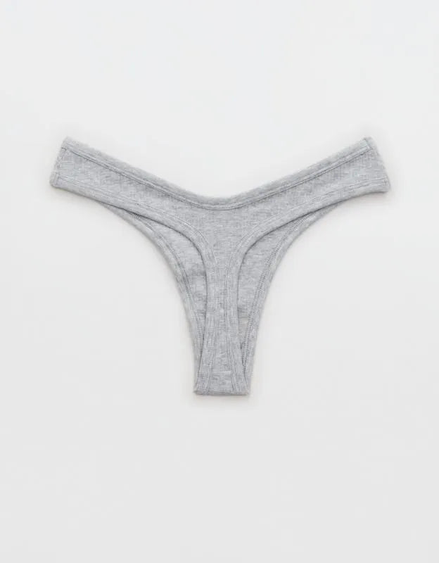 Superchill Cotton Rib Thong Underwear