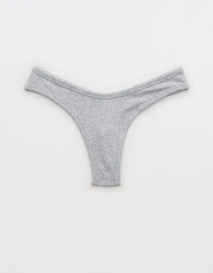 Superchill Cotton Rib Thong Underwear