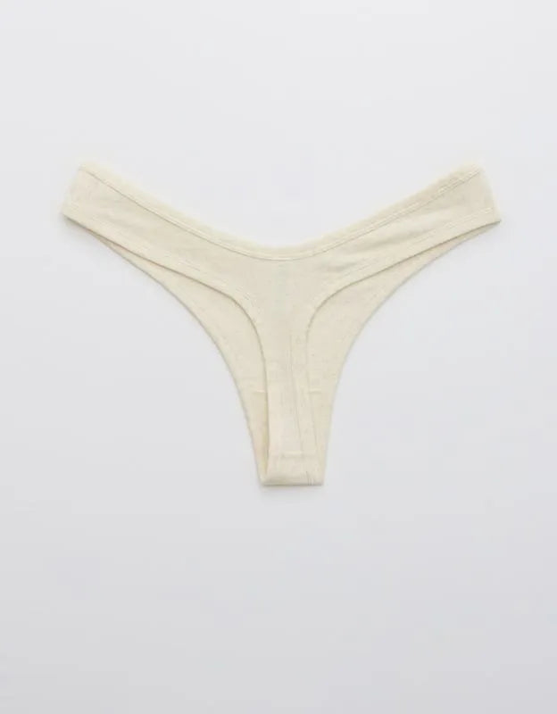 Superchill Cotton Rib Thong Underwear