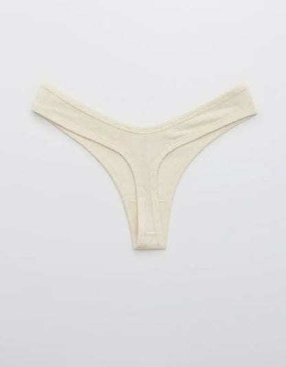 Superchill Cotton Rib Thong Underwear