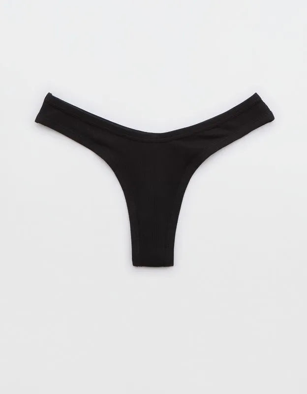 Superchill Cotton Rib Thong Underwear