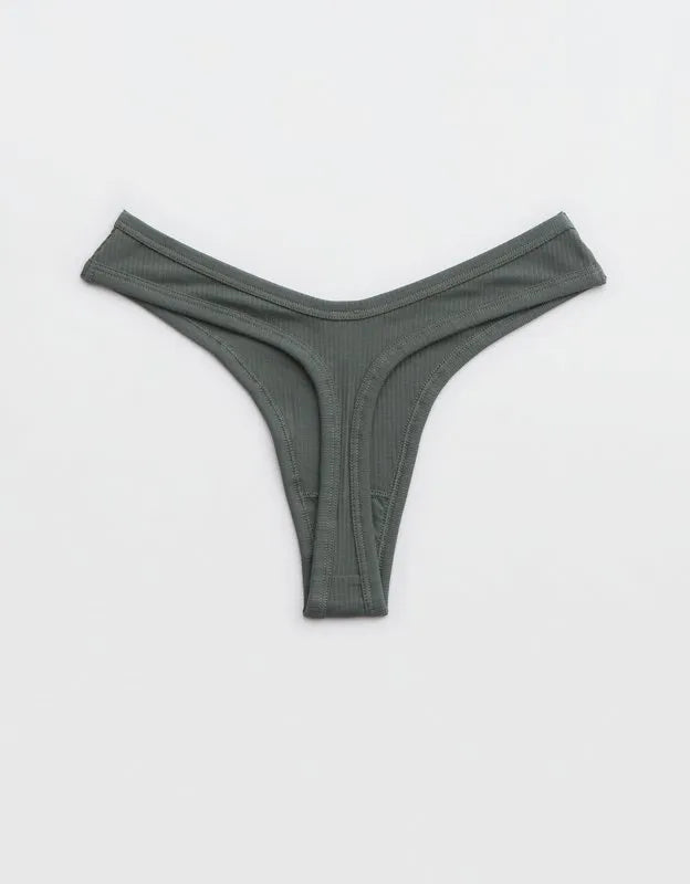 Superchill Cotton Rib Thong Underwear