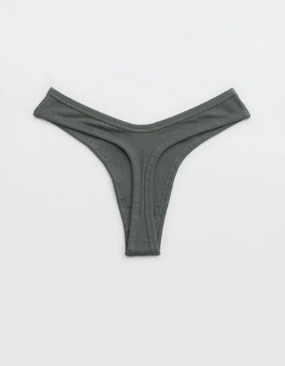 Superchill Cotton Rib Thong Underwear