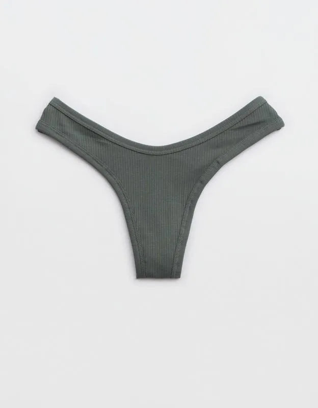 Superchill Cotton Rib Thong Underwear