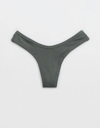 Superchill Cotton Rib Thong Underwear