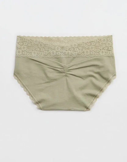 Superchill Vintage Lace Cotton Boybrief Underwear