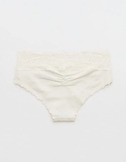 Superchill Cotton Rosey Lace Cheeky Underwear