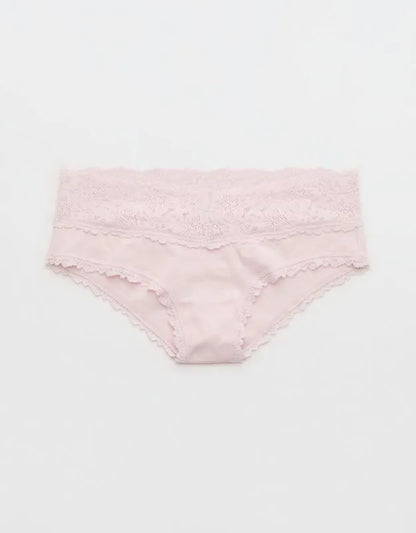 Superchill Cotton Rosey Lace Cheeky Underwear
