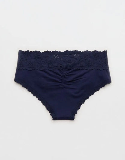 Superchill Cotton Rosey Lace Cheeky Underwear