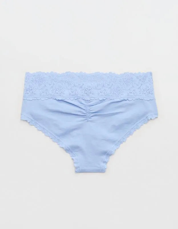 Superchill Cotton Rosey Lace Cheeky Underwear